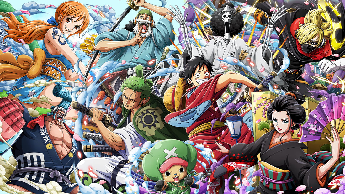 New One Piece Anime Collection at Anivastra featuring stylish and comfortable anime t-shirts for boys and girls, showcasing iconic characters and designs from the beloved series.